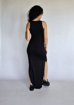 Black Dress with Fringesindex