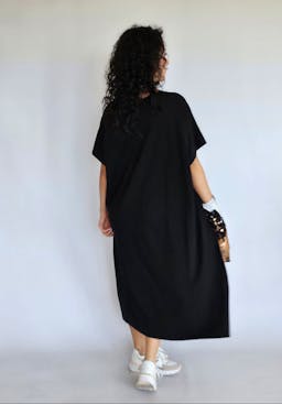 Black Dress with Metallic Pocketindex
