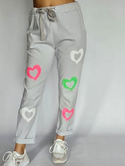 Pants with Colorful Heartsindex