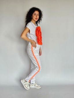 White Pants with Orange Stripesindex