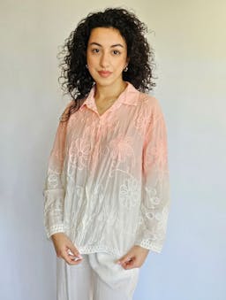 Floral Embroidered Shirtindex