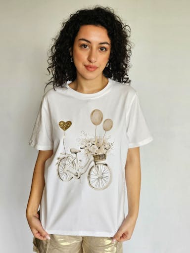 Flower Bicycle T-Shirt