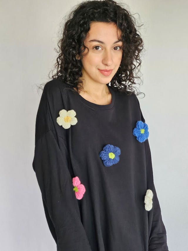 3D Flowers Sweatshirt
