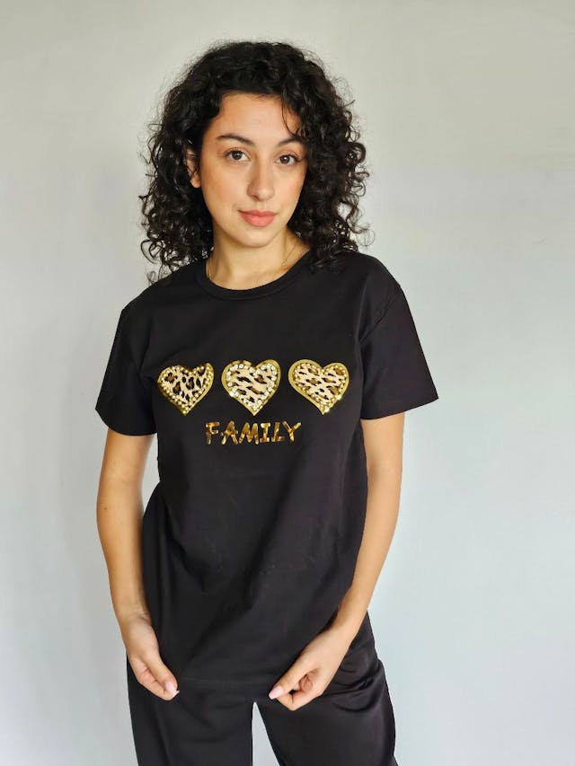 Gold Hearts T-Shirt