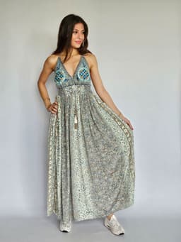 Backless Boho Dressindex