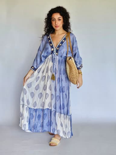 Boho Linen Dress