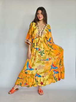 Boho Parrot Dressindex