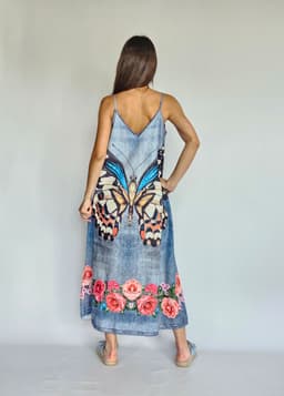 Flowy Denim Dressindex
