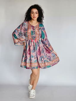 Paisley Print Dressindex