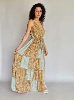 V-Neck Boho Dressindex