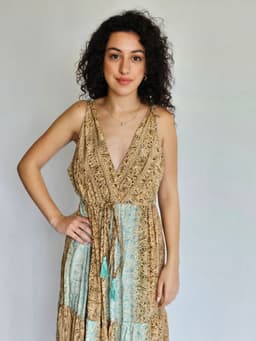 V-Neck Boho Dressindex