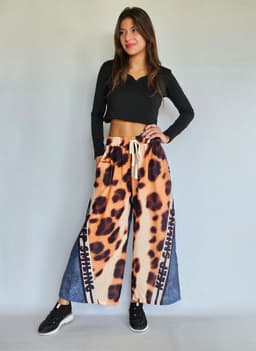 Flowy Denim Pantsindex