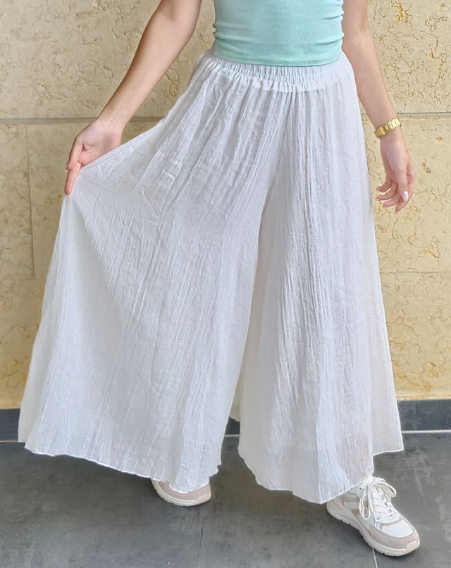 Linen Wide Leg Pants