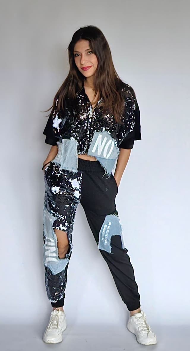 Black Sequined Set new product