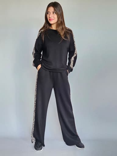 Black and Leopard Set