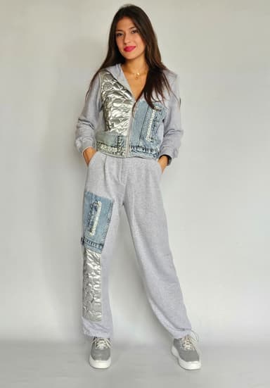 Grey and Denim Set