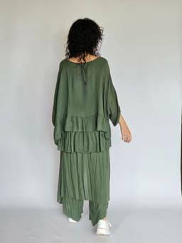 Olive Green Flowy Setindex