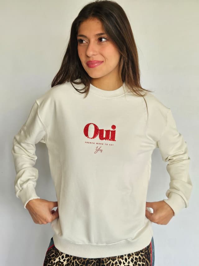 "Oui" Sweater
