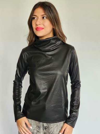 Black Leather Top