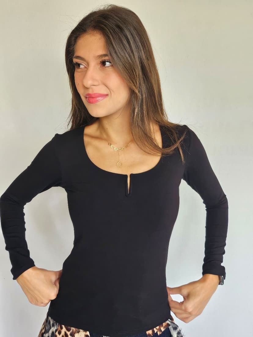 Long Sleeves Basic Top