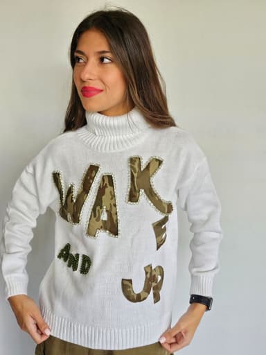 Turtle Neck Army Top