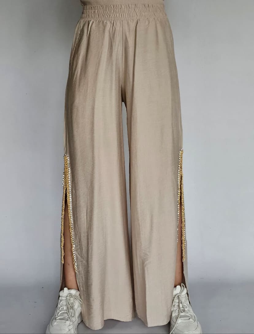 Loose Beige Pants